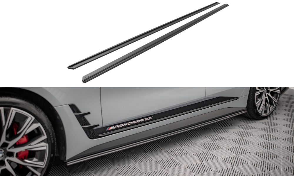 Maxton Design Street Pro Street+ Seitenschweller Leisten passend für BMW 4er Gran Coupe M-Paket G26