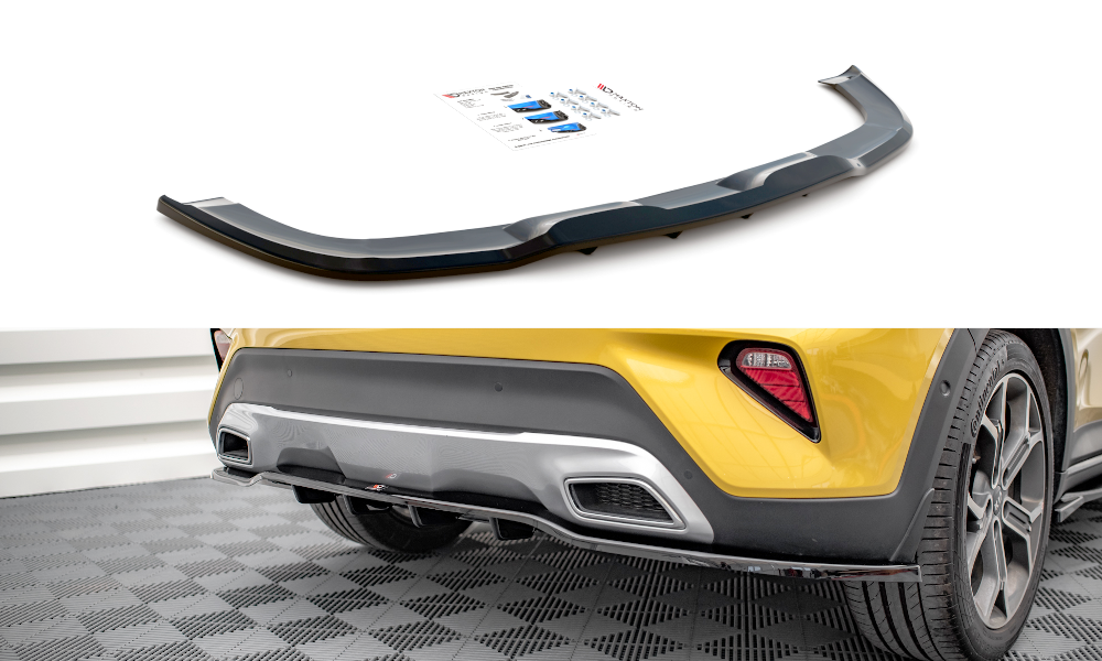 Maxton Design Street+ Mittlerer Diffusor RACE passend für Kia XCeed Mk1 schwarz Hochglanz