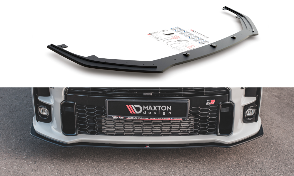 Maxton Design Street Pro Street+ Spoilerlippe Front Ansatz passend für Toyota GR Yaris Mk4