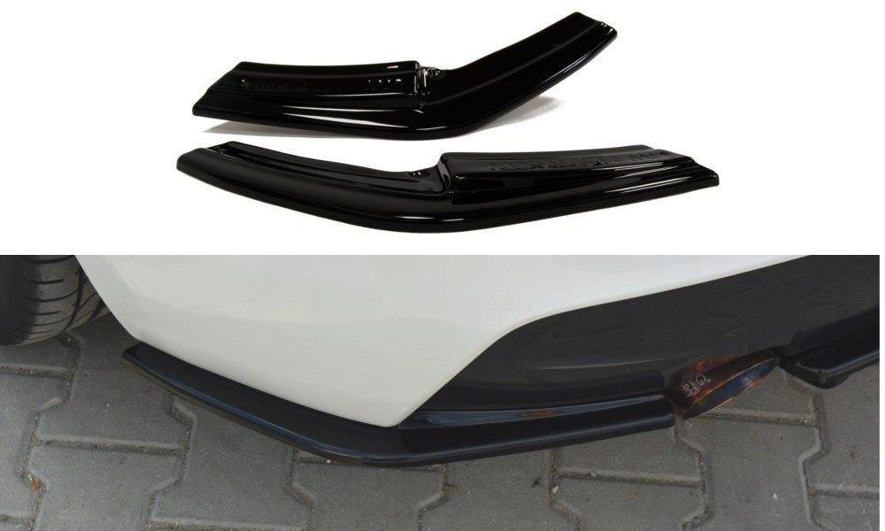 Maxton Design Heck Ansatz Flaps Diffusor für BMW 1er F20/F21 M-Power (vor Facelift) Carbon Look