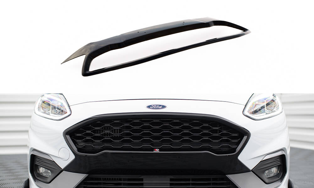 Maxton Design Front Grill Ford Fiesta ST / ST-Line Mk8 schwarz Hochglanz für Ford Fiesta ST