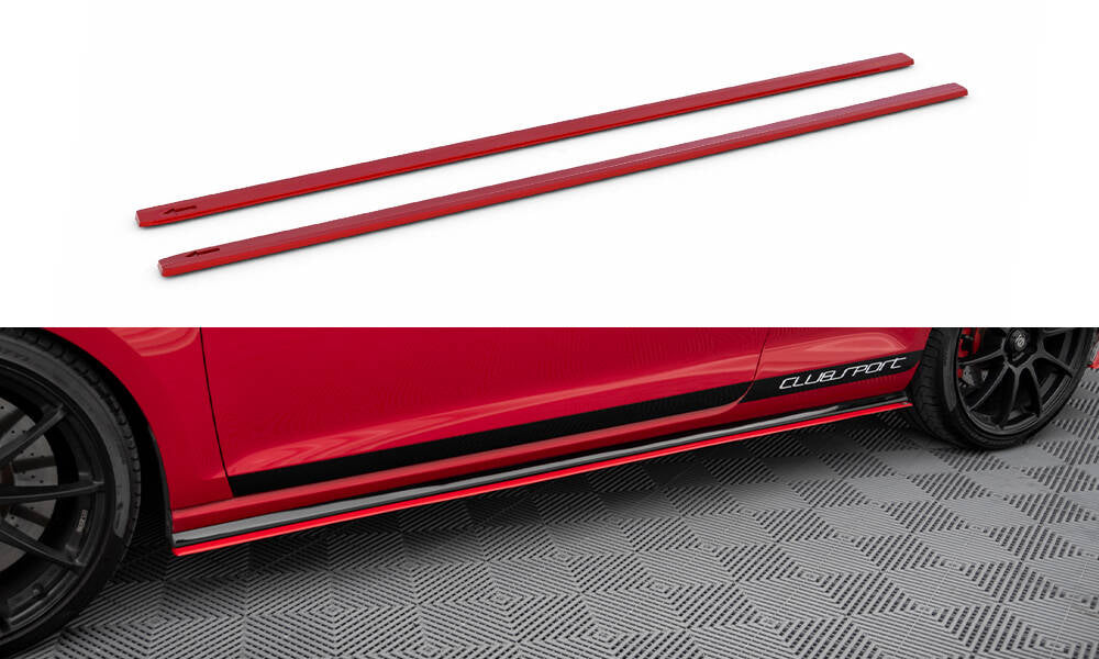 Maxton Design Street+ Seitenschweller Leisten passend für VW Golf GTI Clubsport Mk7