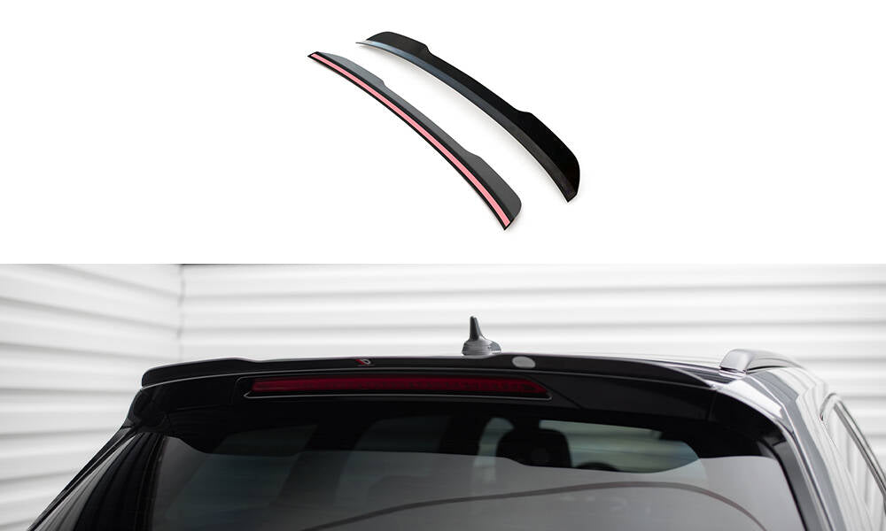 Maxton Design Spoiler CAP passend für VW Passat R-Line B8 schwarz Hochglanz