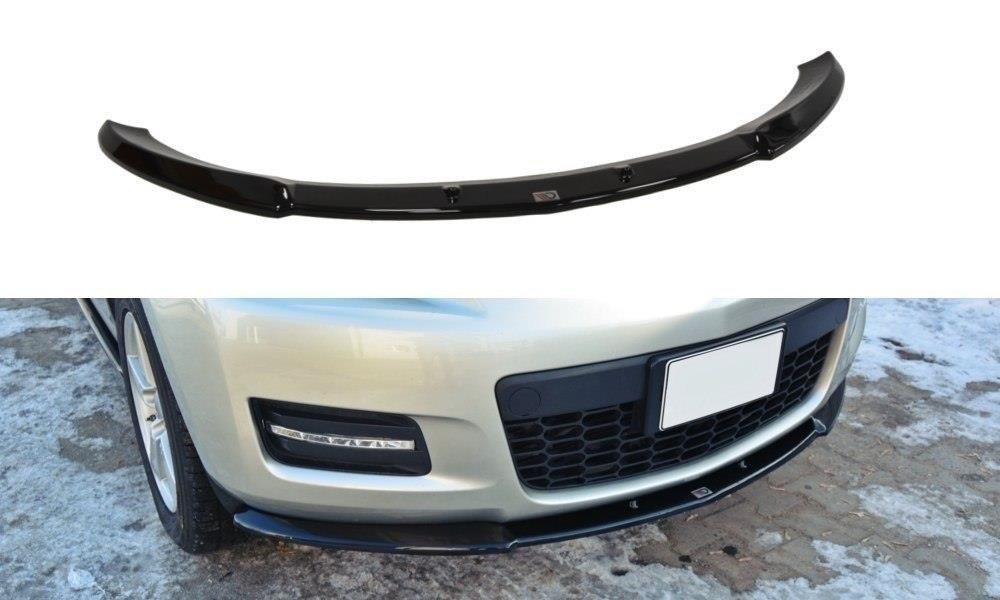 Maxton Design Street+ Spoilerlippe Front Ansatz passend für Mazda CX-7 schwarz Hochglanz