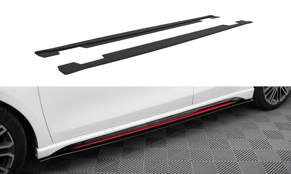 Maxton Design Street Pro Street+ Seitenschweller Leisten passend für Kia Ceed GT Mk3 / Proceed Mk1