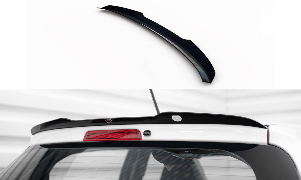 Maxton Design Spoiler CAP passend für Toyota Yaris Mk3 Facelift schwarz Hochglanz