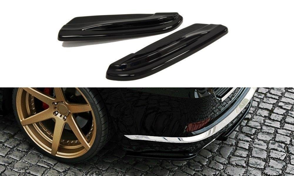 Maxton Design Heck Ansatz Flaps Diffusor passend für Jeep Grand Cherokee WK2 Summit Facelift schwarz Hochglanz