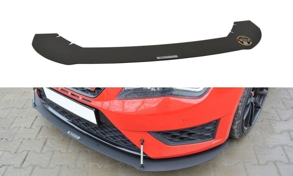 Maxton Design Racing Street+ Spoilerlippe Front Ansatz passend für SEAT LEON III CUPRA / FR