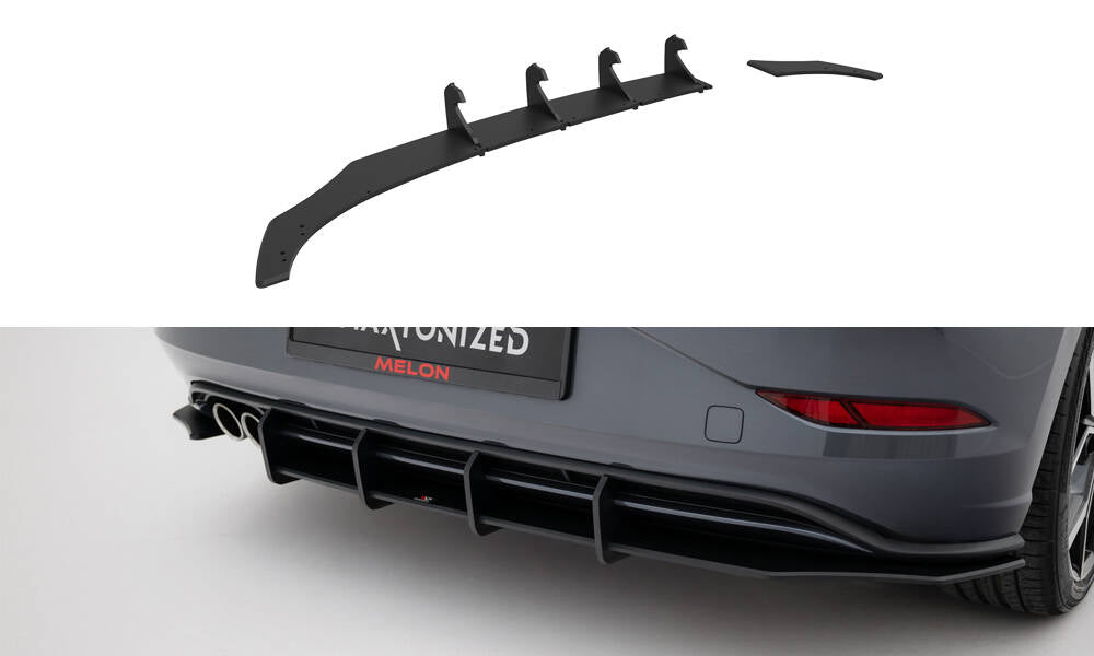 Maxton Design Street Pro Heckschürze passend für VW Polo GTI Mk6 Facelift