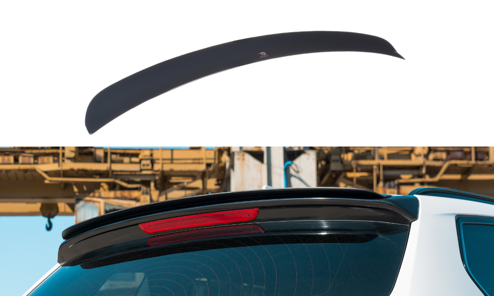 Maxton Design Spoiler CAP für BMW X3 F25 M-Paket Facelift schwarz matt
