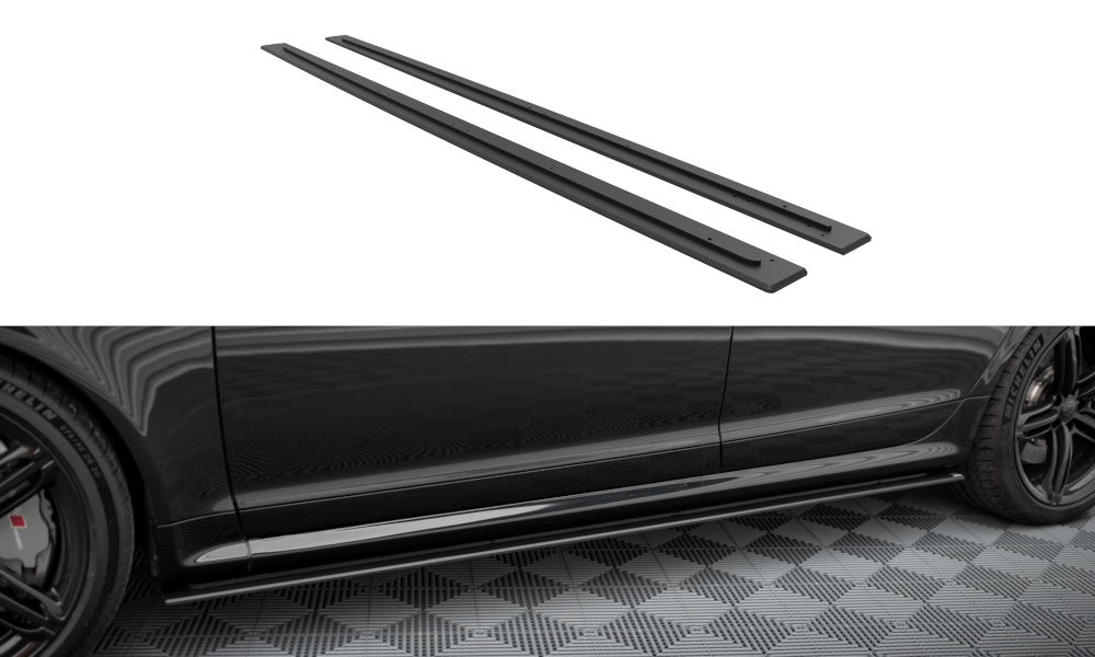 Maxton Design Street Pro Street+ Seitenschweller Leisten passend für Audi RS6 Avant C6