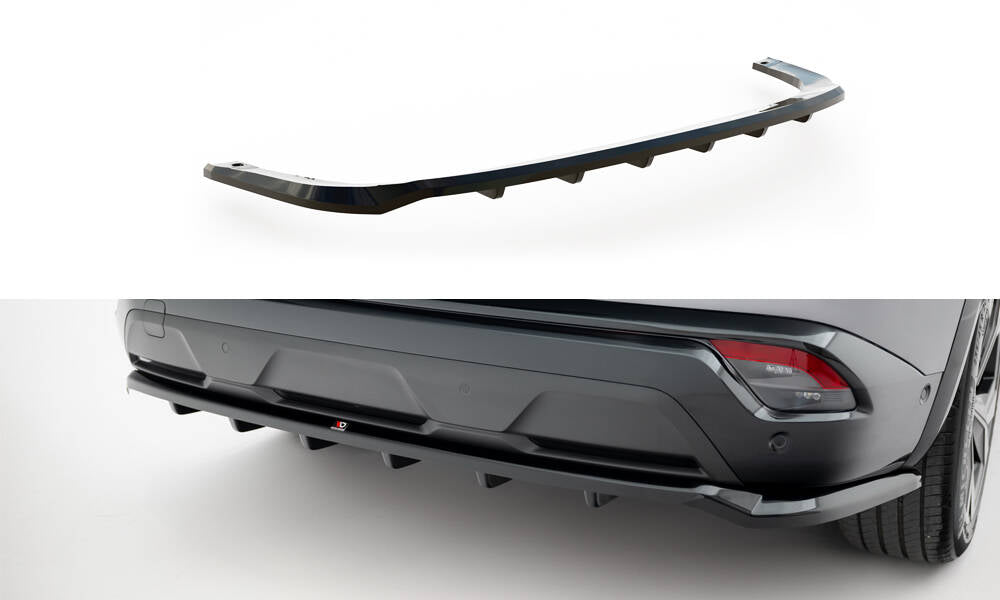 Maxton Design Street+ Mittlerer Diffusor RACE passend für Renault Austral Mk1 schwarz Hochglanz
