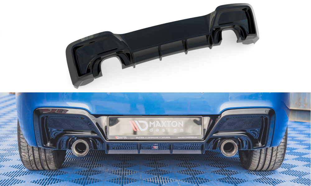 Maxton Design Diffusor Heck Ansatz V.1 passend für BMW M135i F20