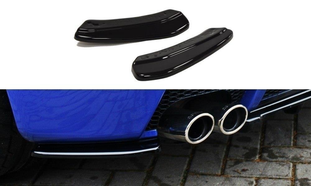 Maxton Design Heck Ansatz Flaps Diffusor passend für Alfa Romeo 147 GTA schwarz Hochglanz