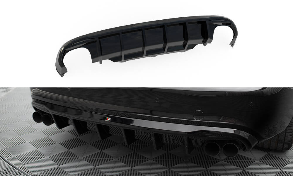 Maxton Design Diffusor Heck Ansatz passend für Audi S5 Coupe / Cabrio S-Line 8T