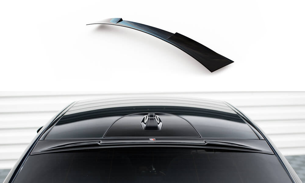 Maxton Design Heckscheiben Spoiler passend für BMW M5 Limousine G90 schwarz Hochglanz