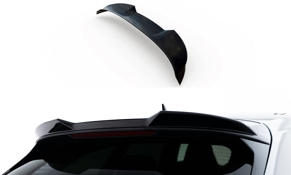 Maxton Design Spoiler CAP 3D passend für VW Arteon R-Line Shooting Brake Mk1 Facelift schwarz Hochglanz