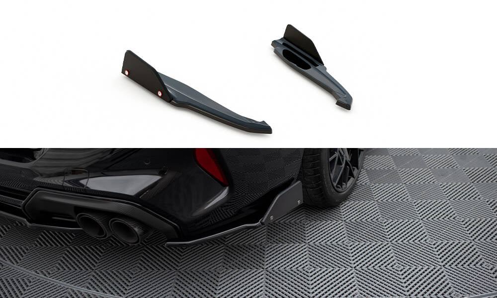 Maxton Design Heck Ansatz Flaps Diffusor V.1 + Flaps passend für BMW M8 Gran Coupe F93