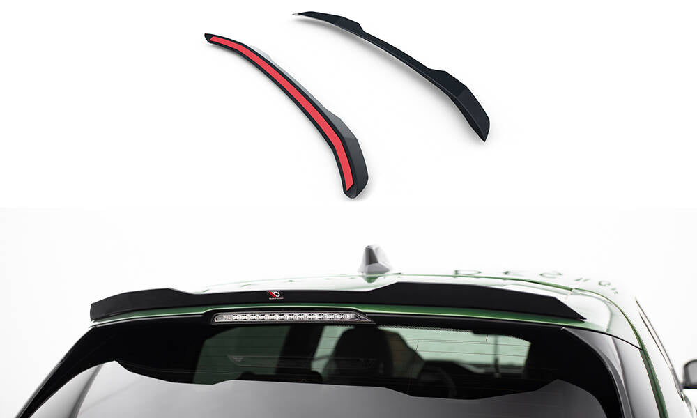 Maxton Design Spoiler CAP passend für Peugeot 308 GT Hatchback Mk3 schwarz Hochglanz