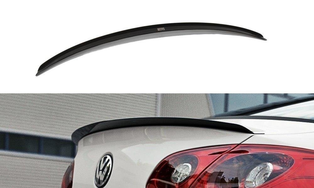 Maxton Design Spoiler CAP passend für VW Passat CC R36 RLINE schwarz Hochglanz