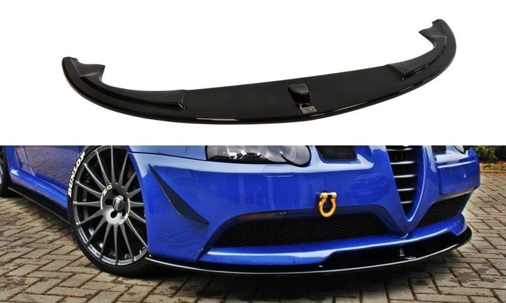 Maxton Design Street+ Spoilerlippe Front Ansatz passend für ALFA ROMEO 147 GTA schwarz Hochglanz