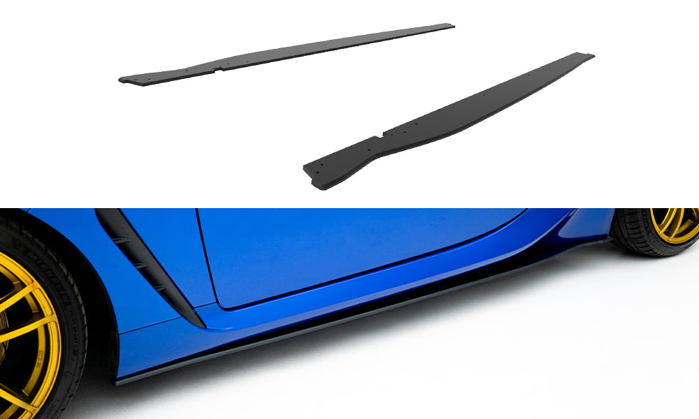 Maxton Design Street Pro Street+ Seitenschweller Leisten passend für V.1 passend für Subaru BRZ Mk2