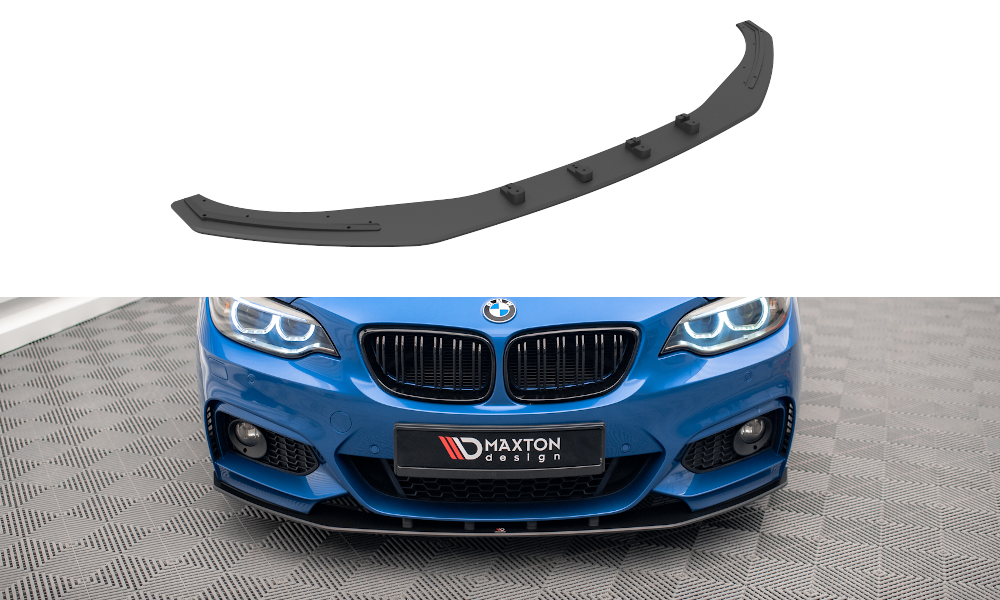 Maxton Design Street Pro Street+ Spoilerlippe Front Ansatz passend für BMW 2 M-Paket F22