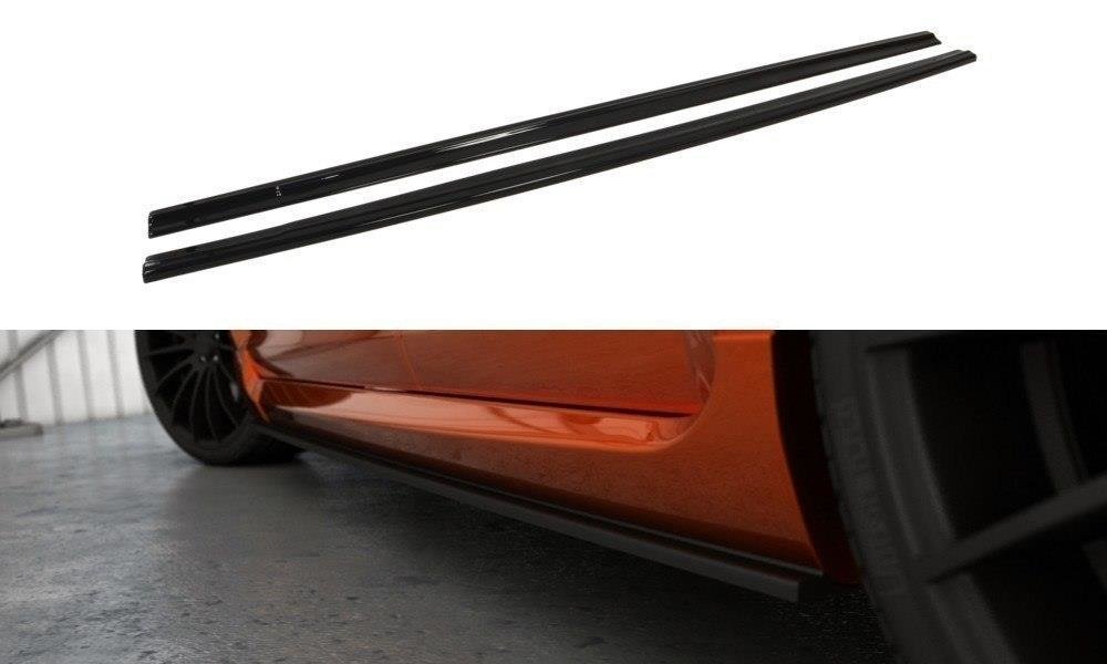 Maxton Design Seitenschweller Ansatz für Ford Focus ST Mk2 FL Carbon Look