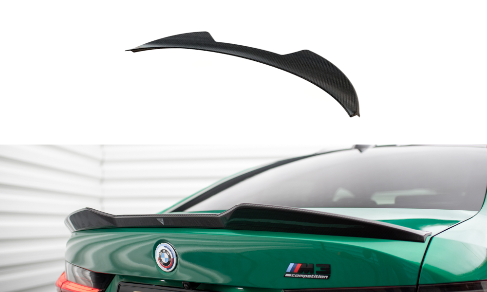 Maxton Design Prepreg Carbon Fiber Heckklappenspoiler BMW M3 G80 / M340i G20 / 3 M-Paket G20 / 3 Standard G20 für BMW 3er G20