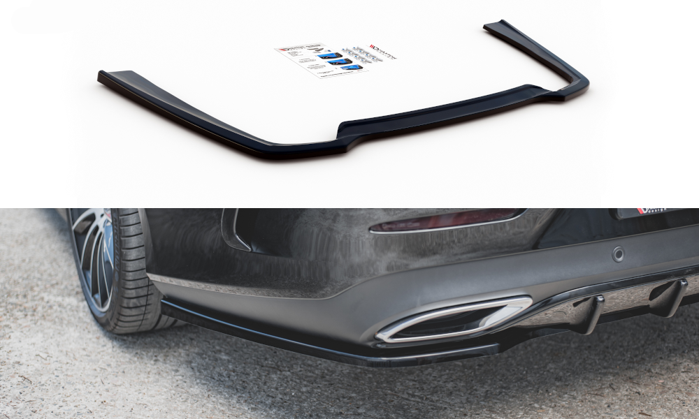 Maxton Design Heckansatz Mercedes-Benz CLS AMG-Line C257 schwarz Hochglanz für Mercedes-Benz CLS C257