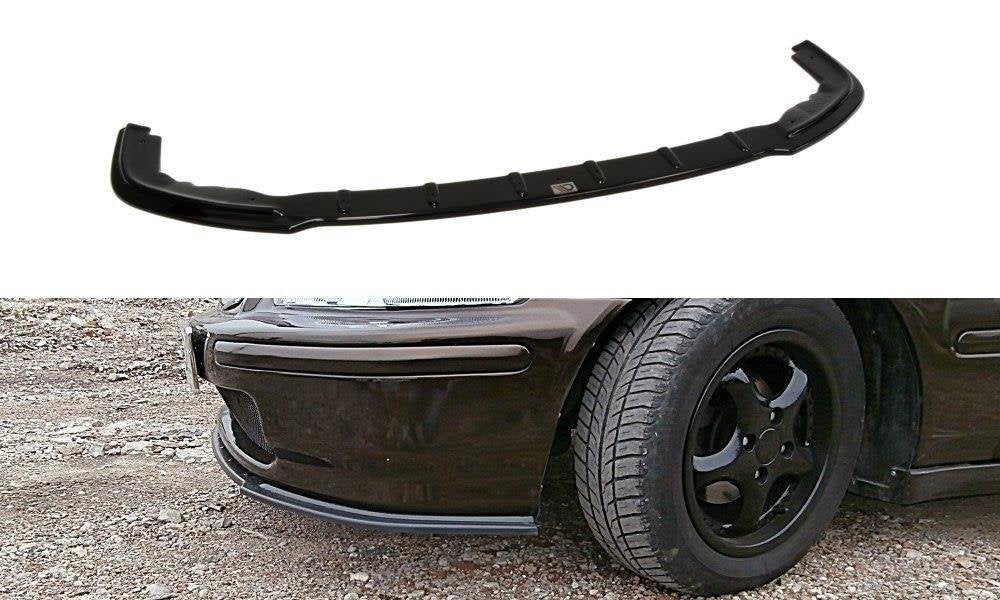 Maxton Design Street+ Spoilerlippe Front Ansatz passend für HONDA CIVIC MK6 EJ9 schwarz Hochglanz