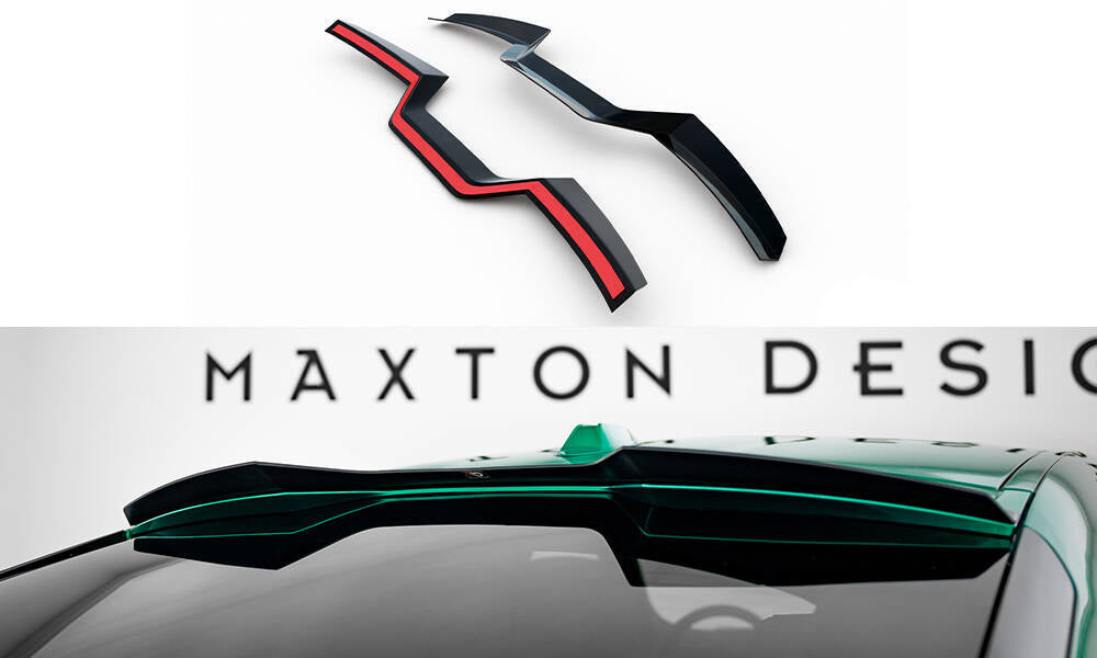 Maxton Design Spoiler CAP passend für BMW X6 M-Paket G06 / G06 Facelift / X6 M F96 / F96 Facelift schwarz Hochglanz