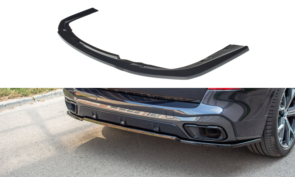 Maxton Design Heckansatz BMW X5 G05 M Paket schwarz Hochglanz für BMW X5 G05