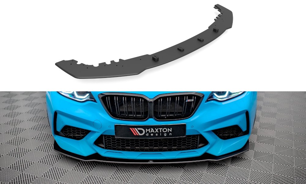 Maxton Design Street Pro Street+ Spoilerlippe Front Ansatz passend für BMW M2 Competition F87