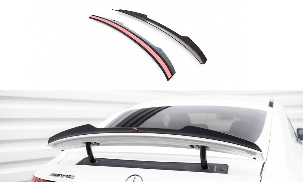 Maxton Design Spoiler CAP passend für Mercedes-AMG GT 53 / 43 V8 Package 4 Door-Coupe X290 schwarz Hochglanz