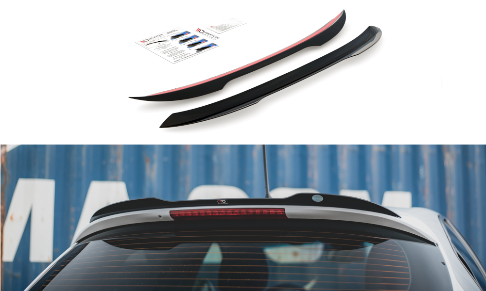 Maxton Design Spoiler CAP V.2 passend für Alfa Romeo Giulietta schwarz Hochglanz