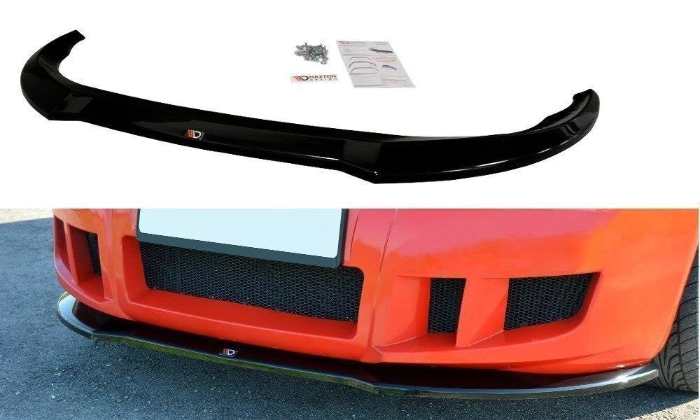 Maxton Design Front Ansatz für FIAT STILO Schumacher ED schwarz matt