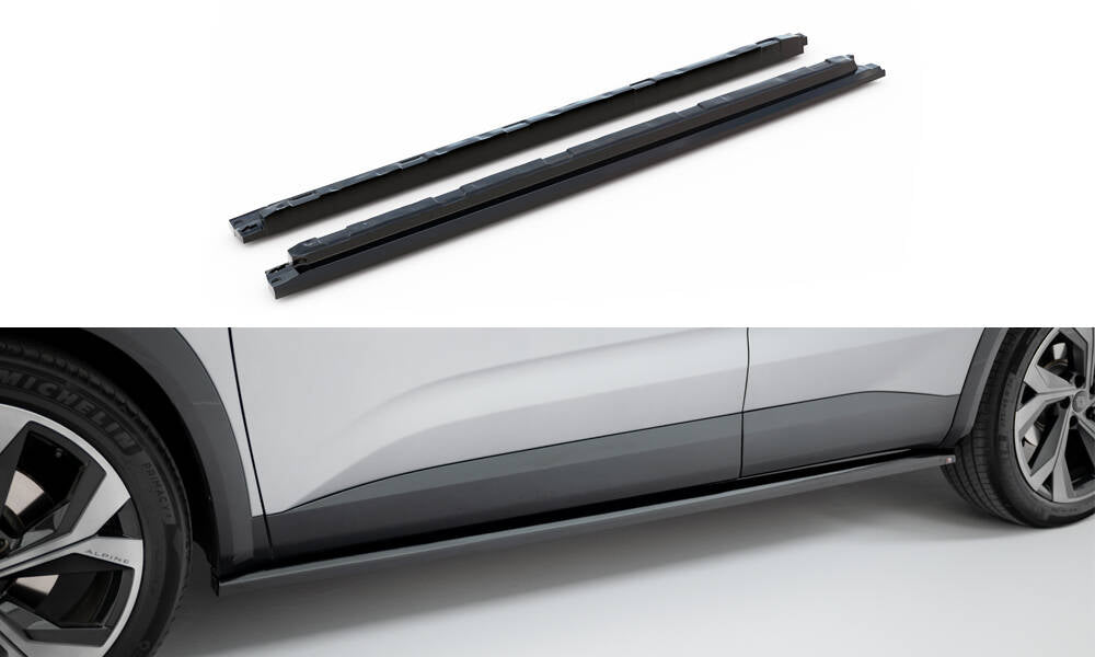 Maxton Design Street+ Seitenschweller Leisten passend für Renault Austral Mk1 schwarz Hochglanz