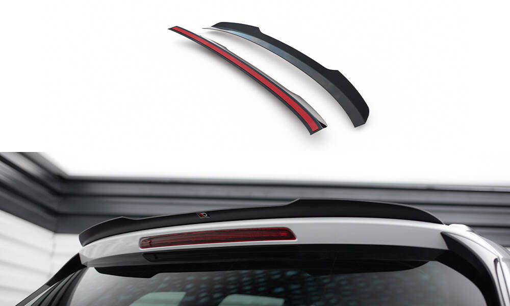 Maxton Design Spoiler CAP V.2 passend für Skoda Kodiaq Mk1 Sportline/RS schwarz Hochglanz