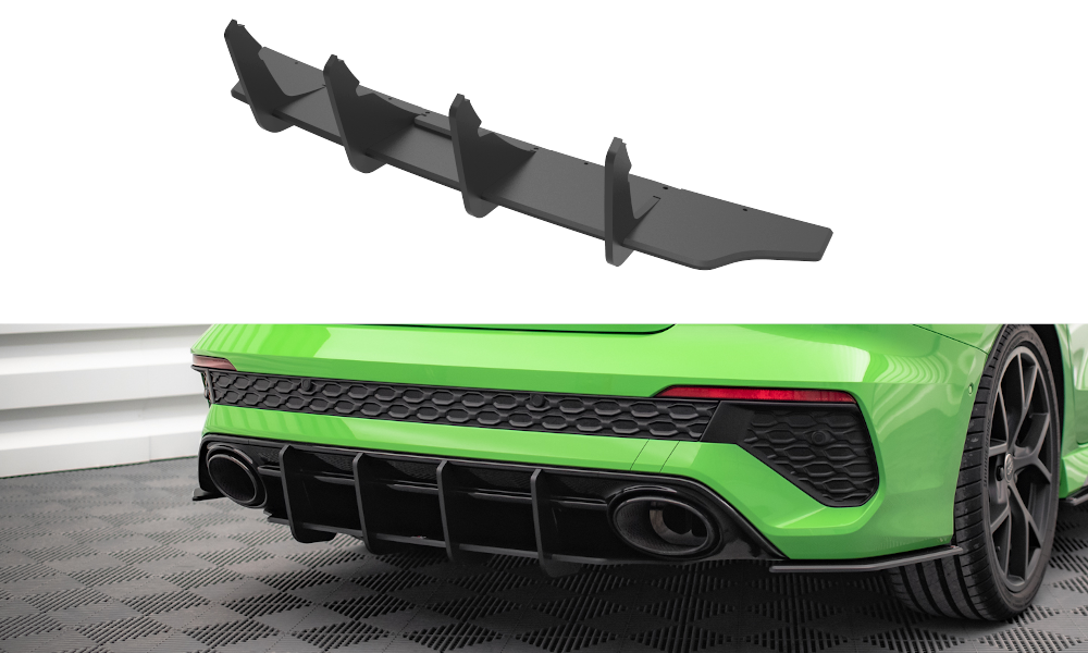 Maxton Design Street Pro Heckschürze passend für Audi RS3 Limousine 8Y