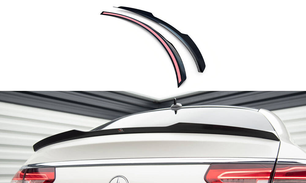 Maxton Design Spoiler CAP passend für Mercedes-Benz GLE Coupe 43 AMG / AMG-Line C292 schwarz Hochglanz