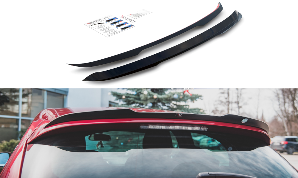 Maxton Design Spoiler CAP für Citroen DS4 schwarz matt