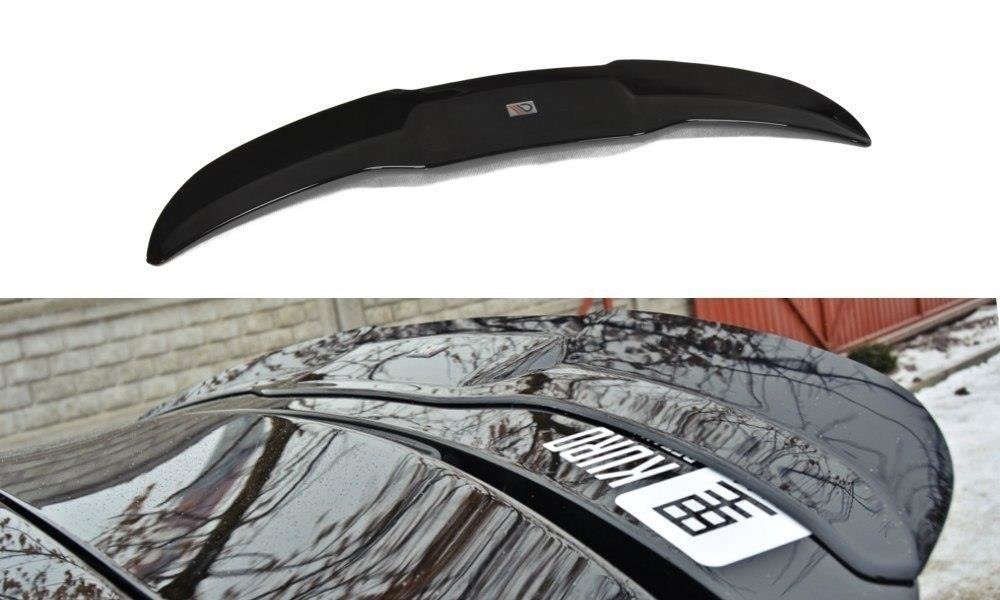 Maxton Design Spoiler CAP passend für Seat Leon MS Design Mk2 schwarz Hochglanz