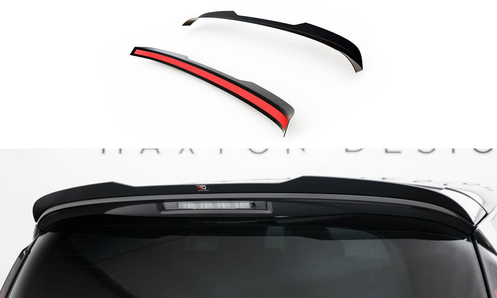 Maxton Design Spoiler CAP passend für Renault Espace Mk5 schwarz Hochglanz