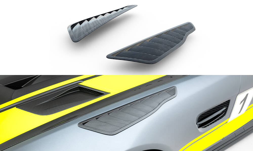 Maxton Design Prepreg Carbon Fiber Front Bumper Side Vents Mercedes-AMG GT C C190 Facelift für Mercedes-Benz AMG GT C190 Facelift