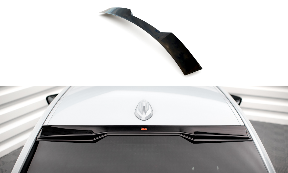 Maxton Design Heckscheiben Spoiler passend für BMW 2 Coupe G42 / M2 G87 schwarz Hochglanz