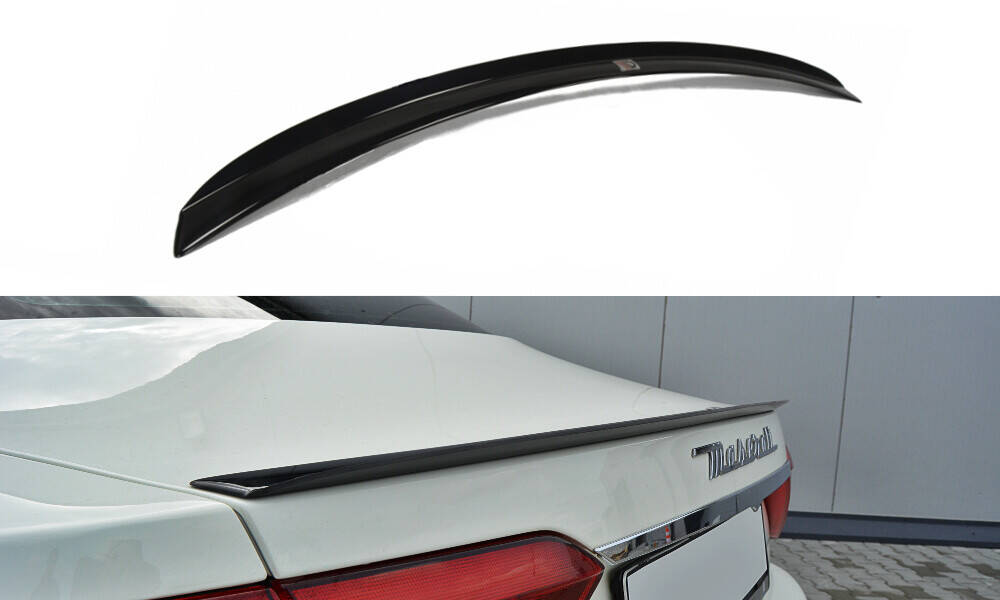 Maxton Design Spoiler CAP passend für Maserati Granturismo Mk1 schwarz Hochglanz