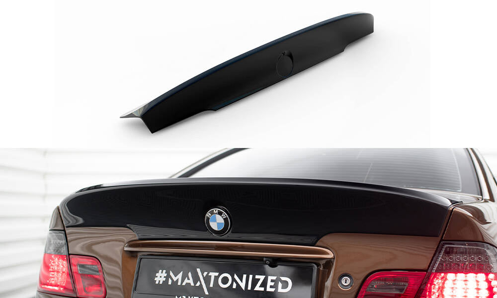 Maxton Design Heckspoiler / KOFFERRAUMDECKEL Erweiterung BMW 3er E46 COUPE für BMW 3er E46