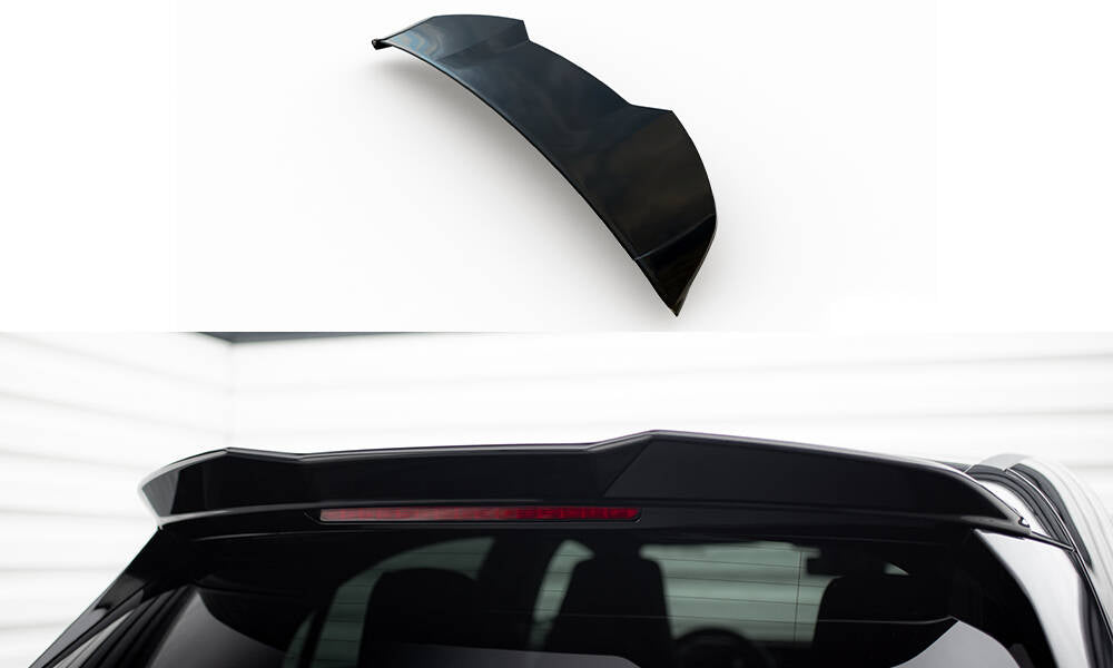 Maxton Design Spoiler CAP 3D passend für Mercedes-AMG A35 / AMG-Line Hatchback W177 schwarz Hochglanz