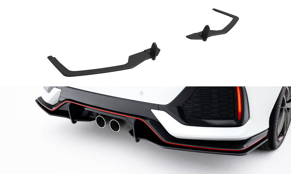 Maxton Design Street Pro Heck Ansatz Flaps Diffusor passend für Honda Civic Sport Mk 10